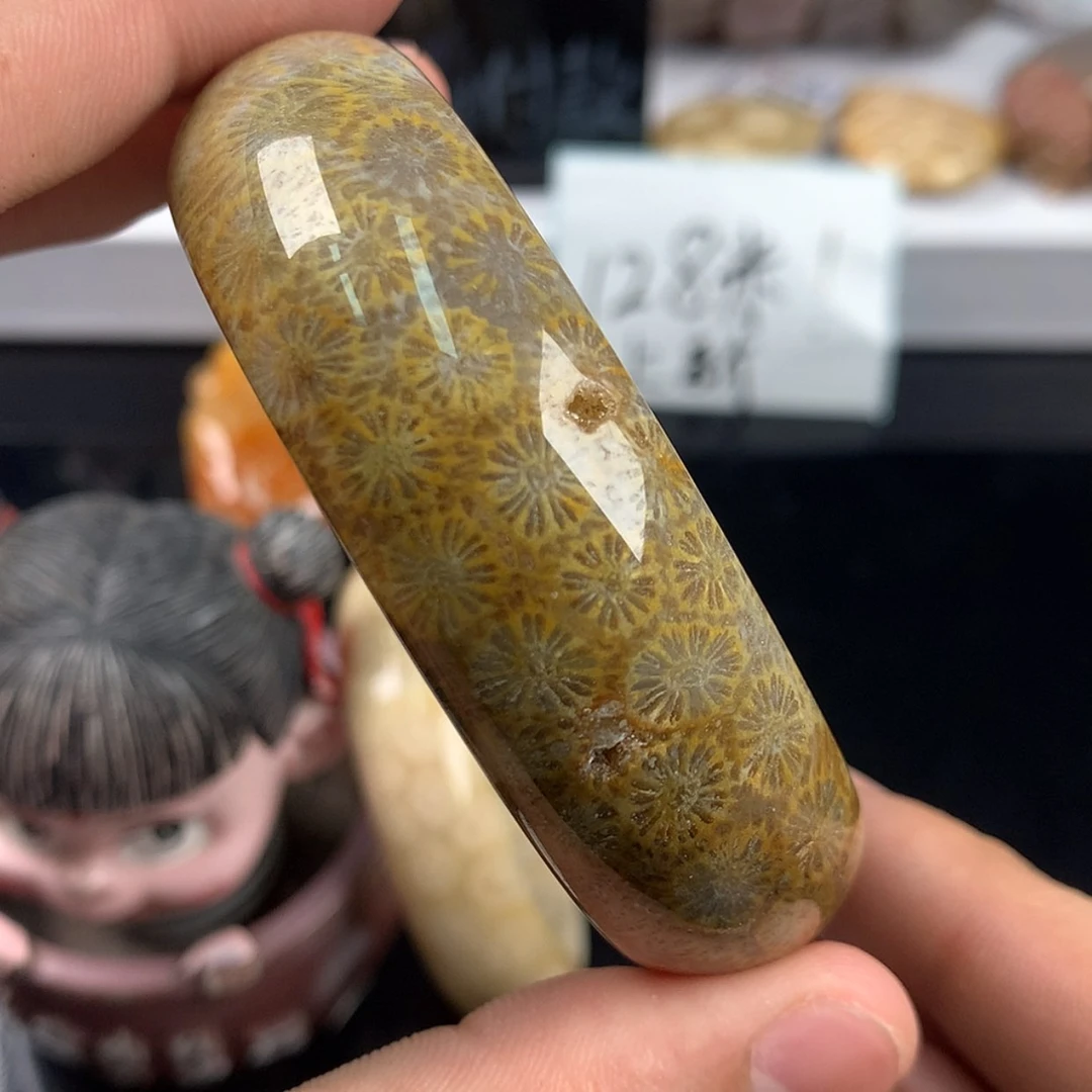 【闪购商品】硅化珊瑚（珊瑚玉）手镯未镶嵌24号圈口59.8