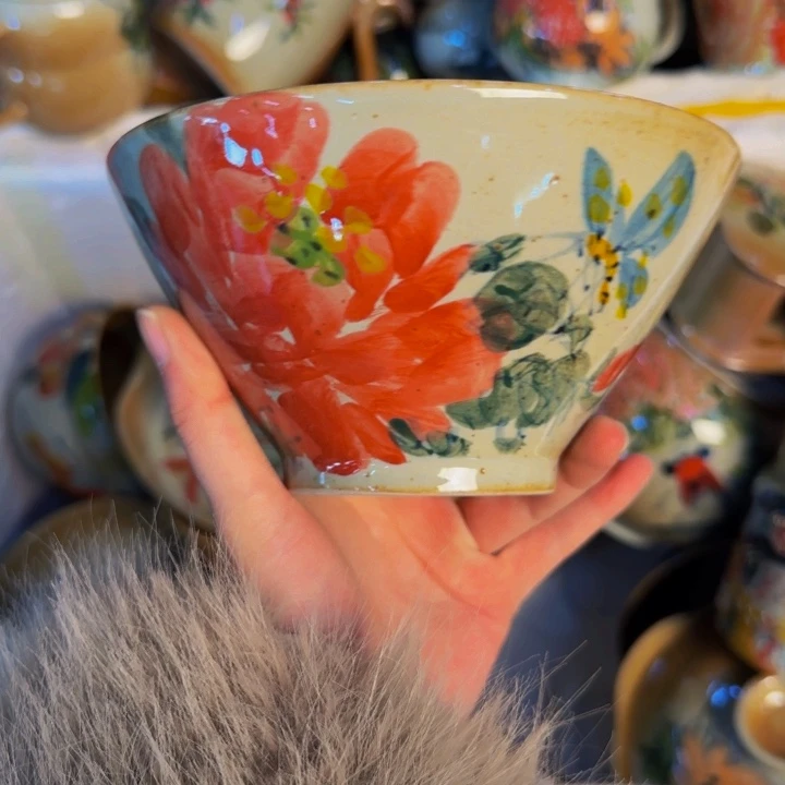 瓷片景德镇陶瓷手工手绘