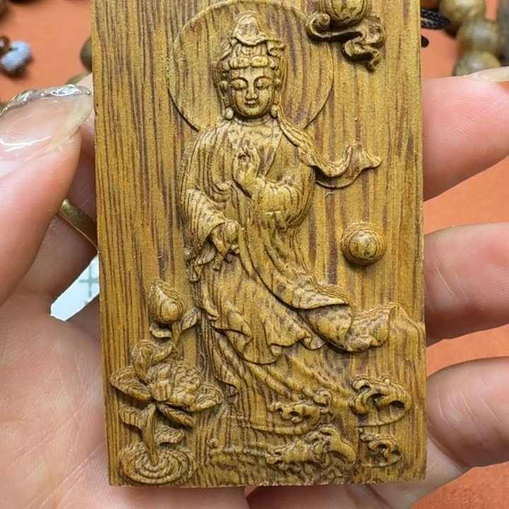 沉香吊坠馨安居沉香定制款