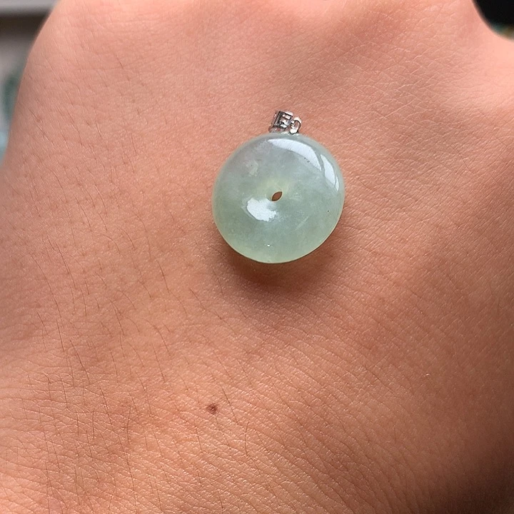 翡翠未镶嵌颈饰天然