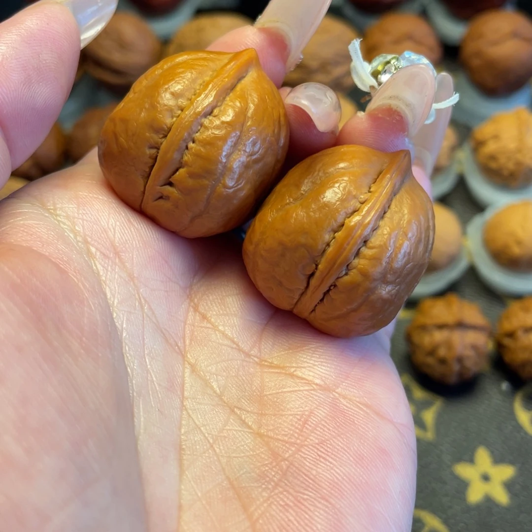 文玩核桃把件小*熊手捻