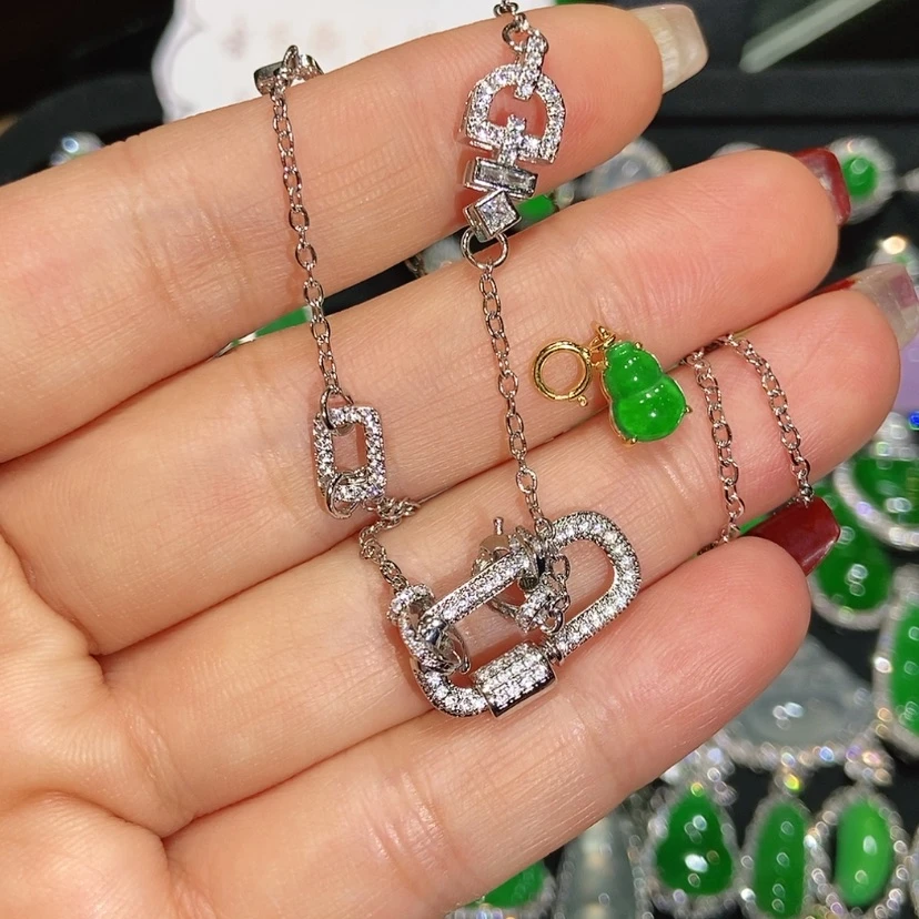 【闪购商品】翡翠颈饰未镶嵌天然翡翠