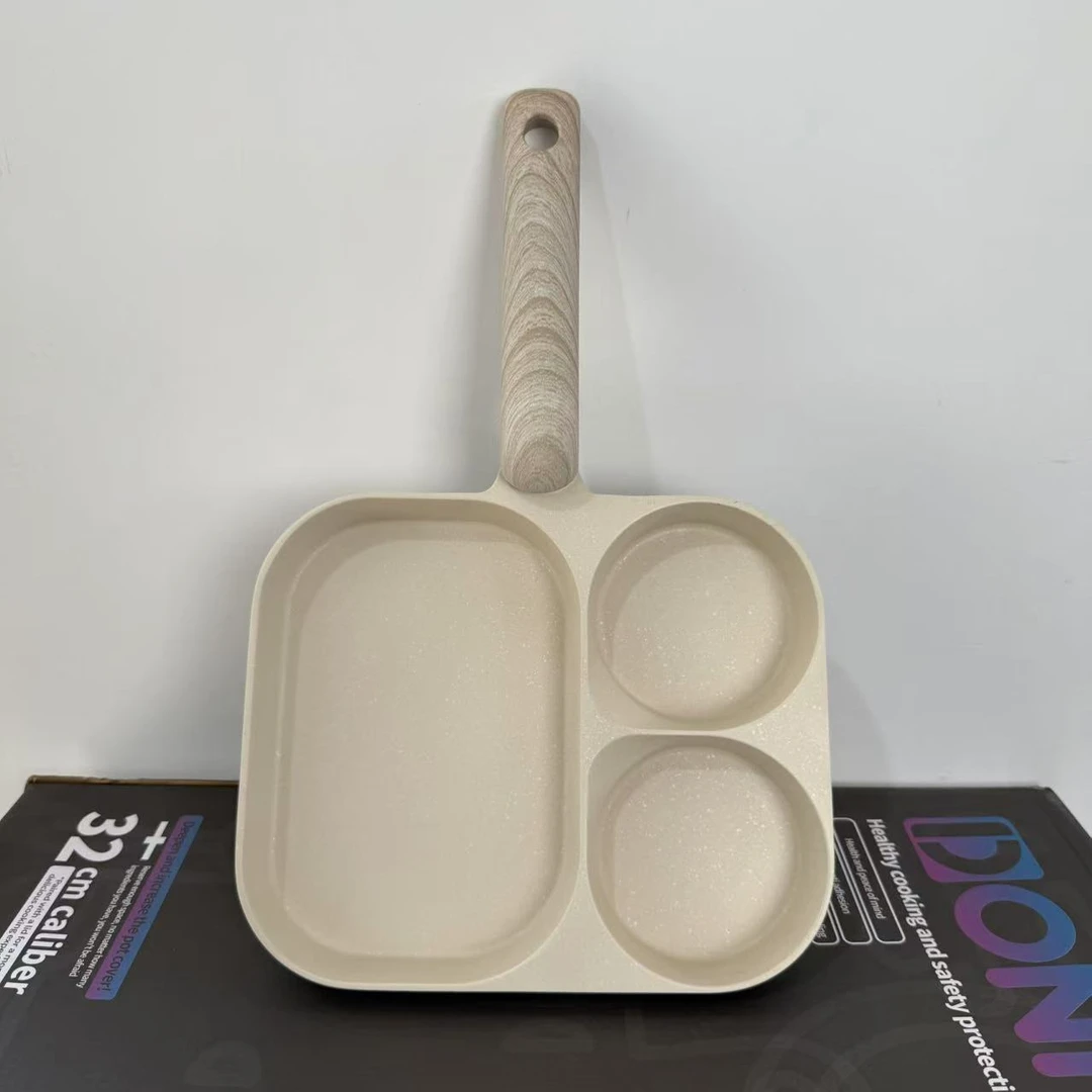 三合一早餐锅煎蛋锅鸡蛋汉堡锅家用不粘平底煎锅煎蛋神器