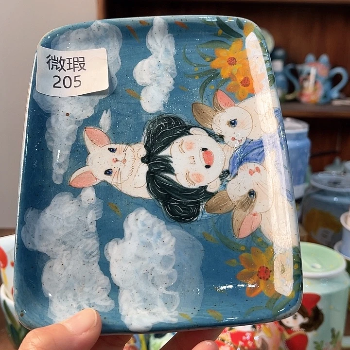 陶景德镇釉下手绘陶瓷