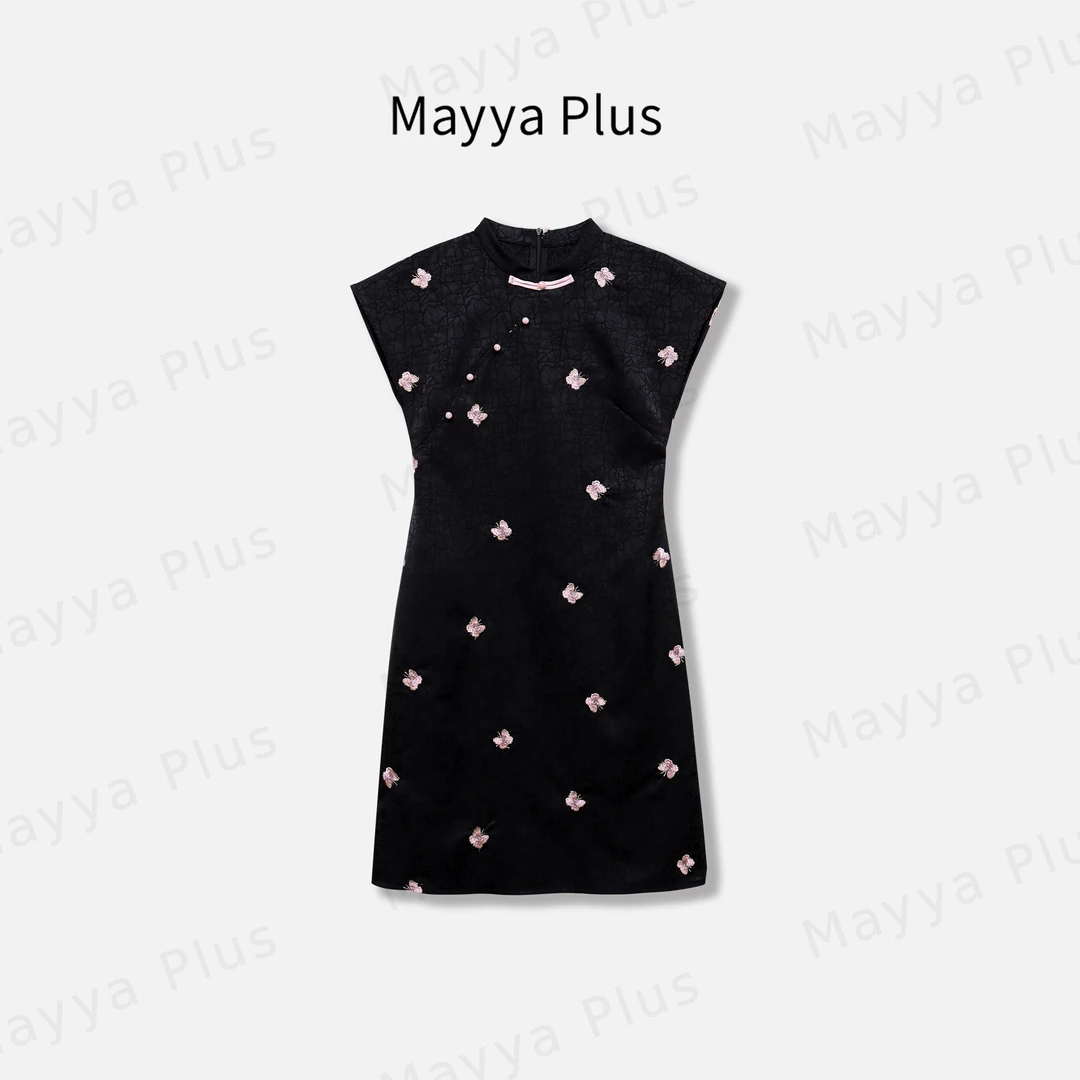 【祺愿】Mayya Plus麦芽定制高级感气质旗袍时尚显瘦连衣裙32528591