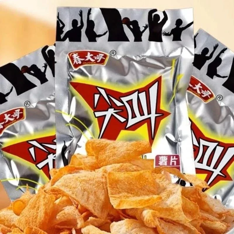 春大哥尖叫薯片袋装8090后怀旧零食儿时回忆小吃膨化食品童年怀旧