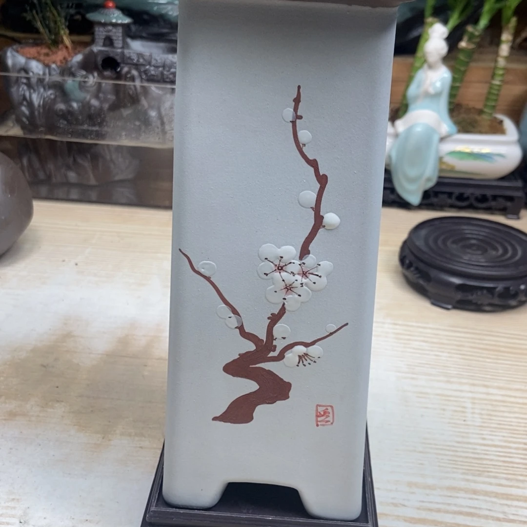 瓷片陶瓷花盆陶瓷艺术