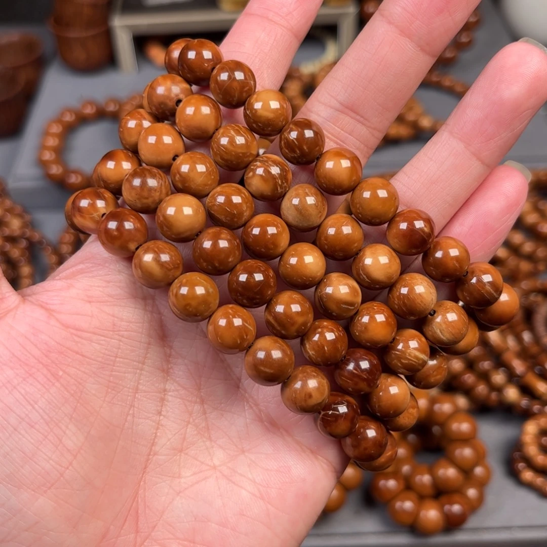 果皮1.0圆珠108颗有冰裂不退不换