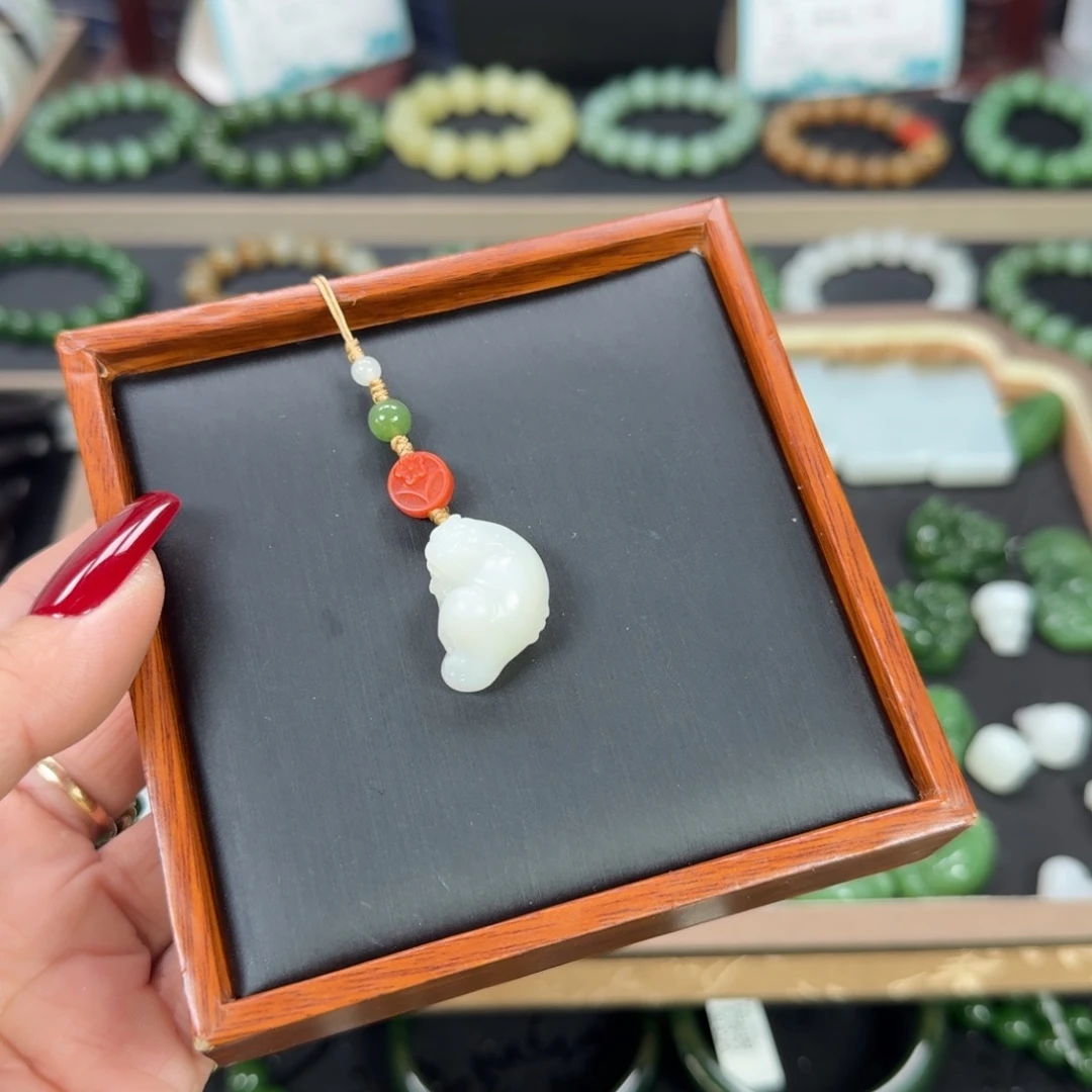 和田玉未镶嵌吊坠(不含链)