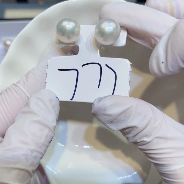 淡水珍珠耳饰银S925镶嵌