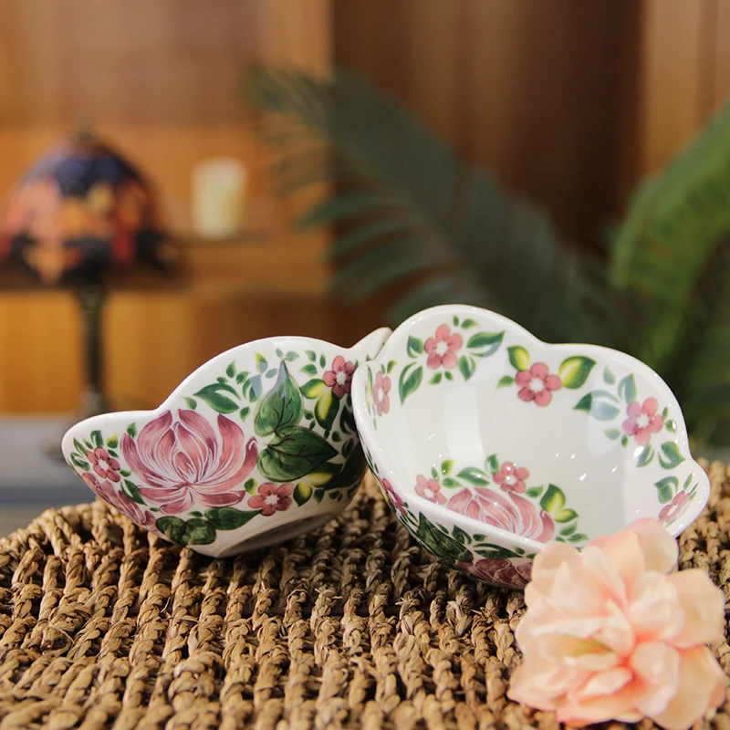 芙蕖-4.5英寸梅花蘸料碗家用甜品碗波兰款果碟