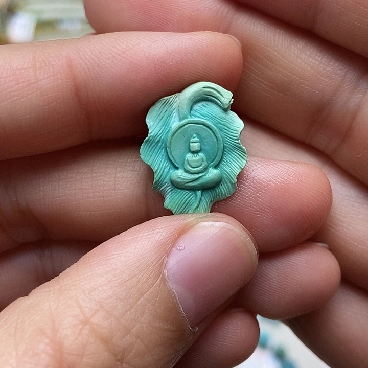 绿松石未镶嵌挂件167