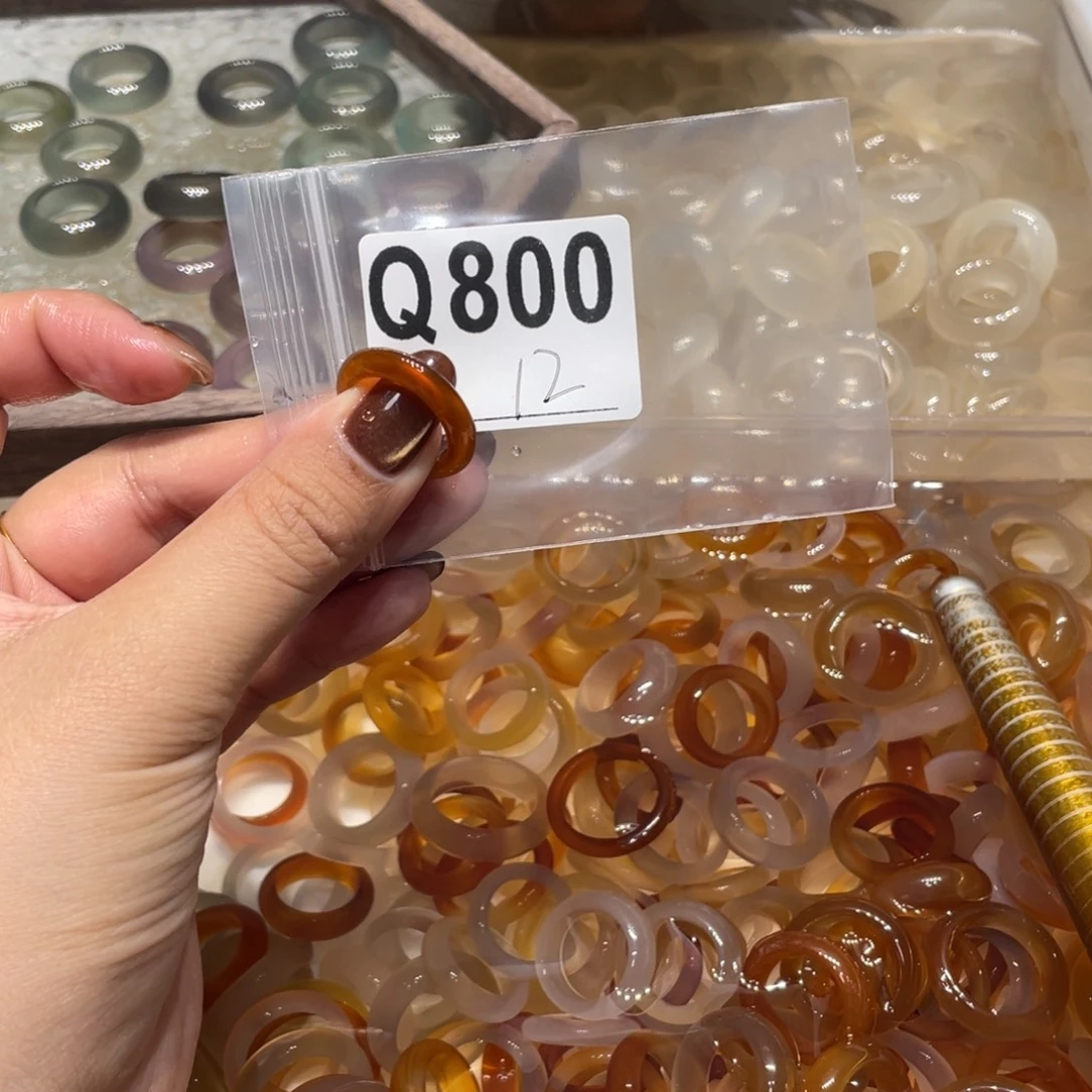 玛瑙/玉髓未镶嵌戒指800