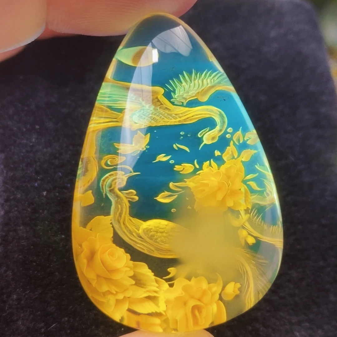【闪购商品】金珀吊坠(不含链)未镶嵌