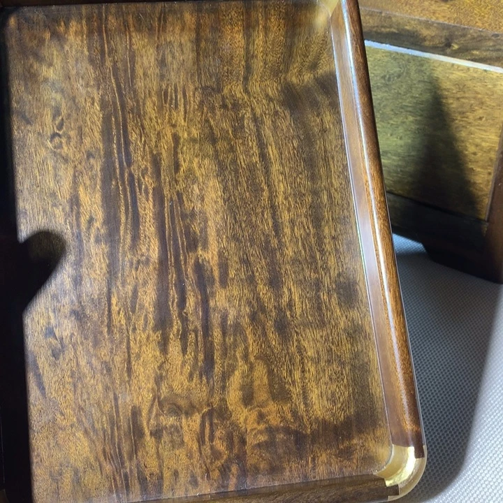 金丝楠阴沉木托盘25/19/3