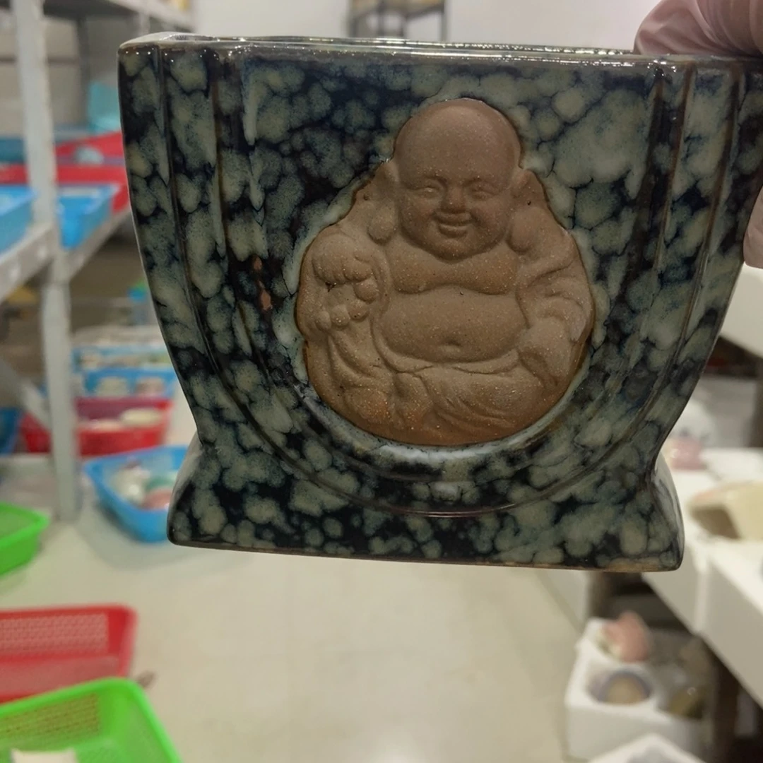 红陶高温陶瓷花盆