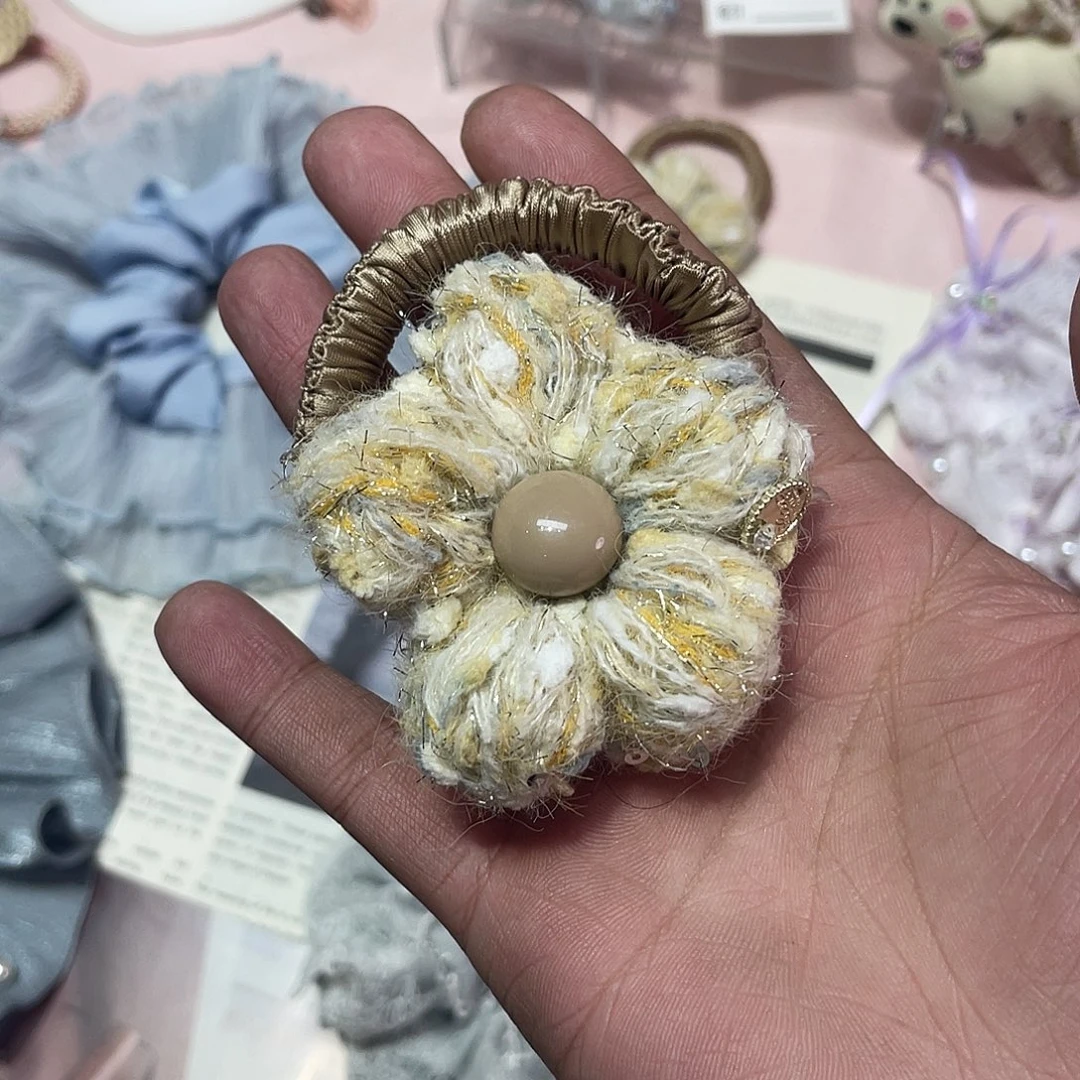 布艺非金属 小香发圈