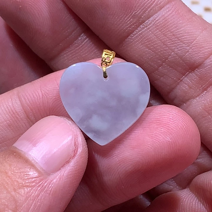 翡翠未镶嵌颈饰/炸/金扣头无事牌