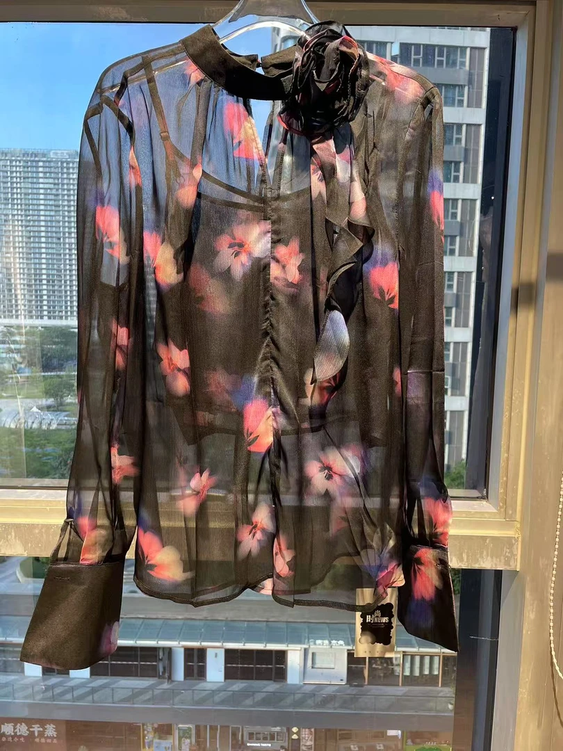 重工华丽绚丽高奢钉珠上衣