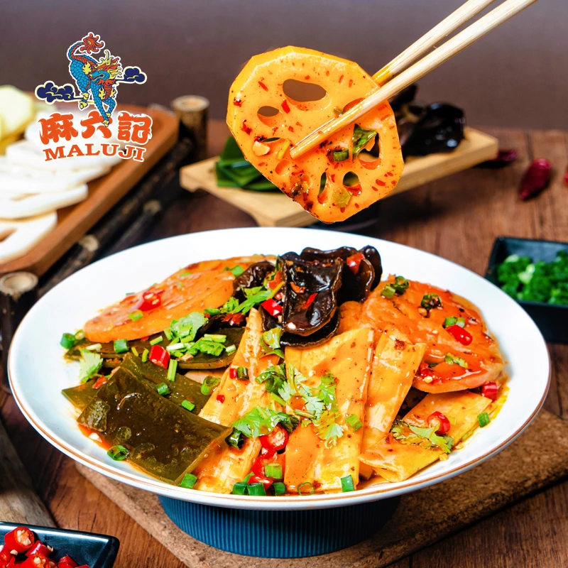 麻六记干拌麻辣烫470g麻辣烫麻辣拌芝麻方便速食袋装懒人夜宵