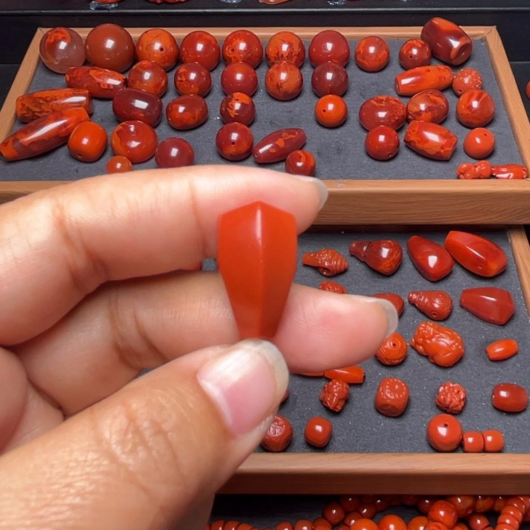 南红玛瑙配饰未镶嵌1****5三通卡12+