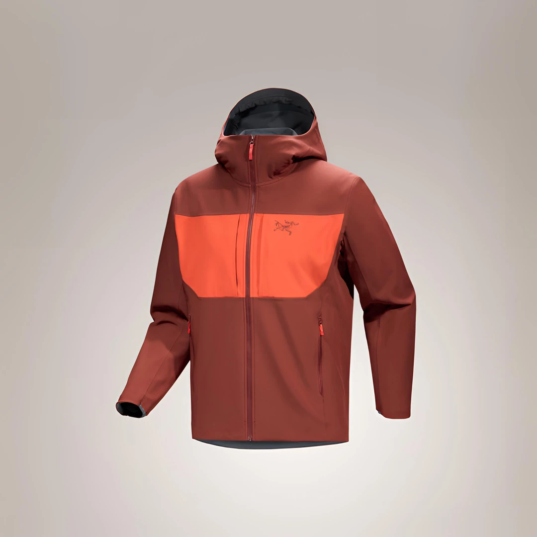 ARC'TERYX/始祖鸟男款Gamma MX重磅保暖防风软壳连帽冲锋衣8485