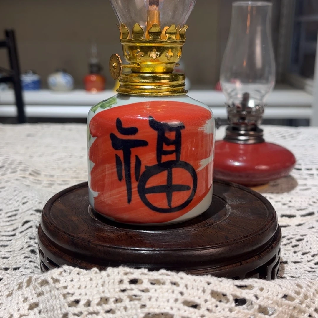 摆件景德镇陶瓷香薰灯