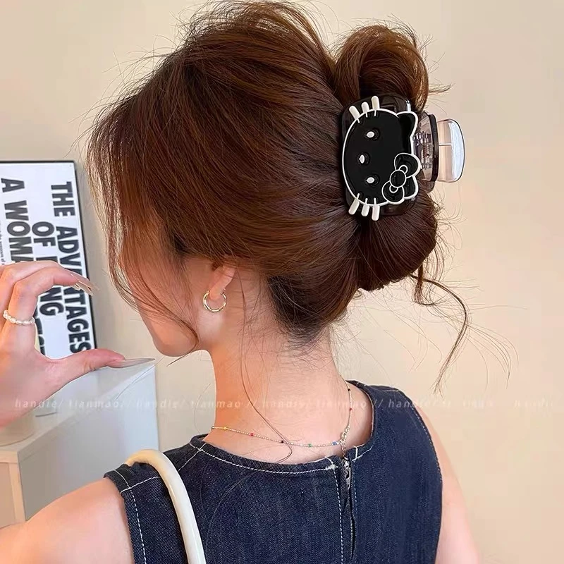 【1-10】头饰气质百搭ins抓夹发圈发饰女发夹卡通甜美可爱简约学生