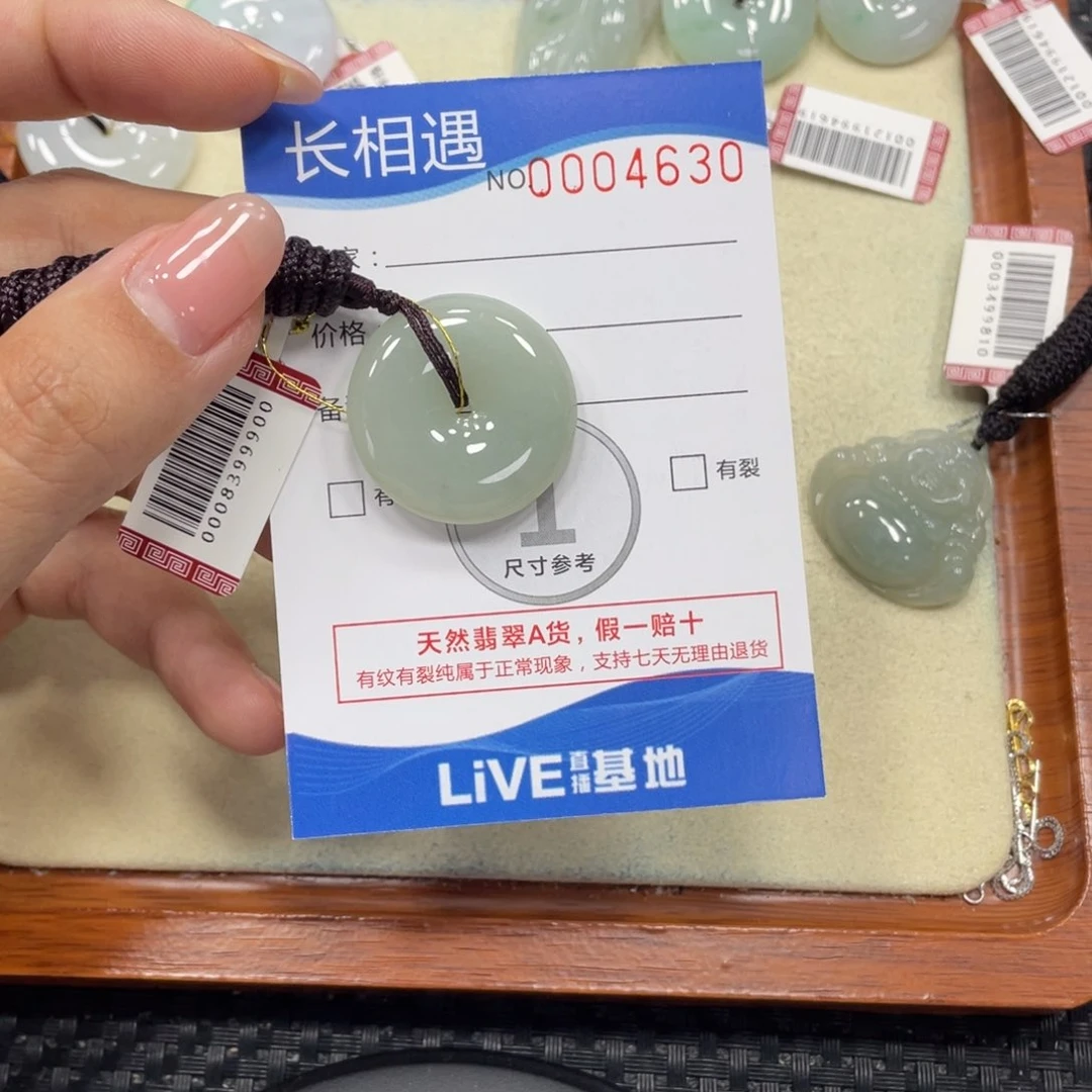 颈饰未镶嵌翡翠翡翠吊坠x4630