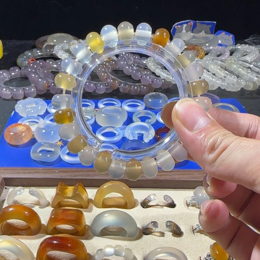 玛瑙/玉髓未镶嵌手串