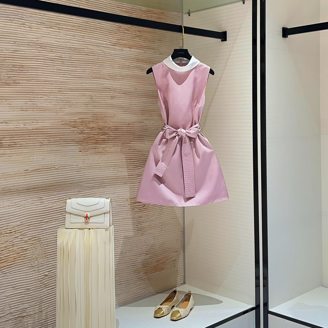 【薇薇专属】赫本风高定显瘦气质法式时尚长款连衣裙X-10