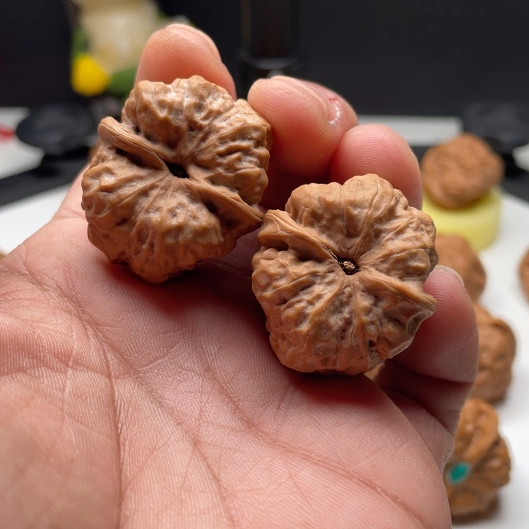 吊坠文玩核桃爨****爩蛤蟆头32全品