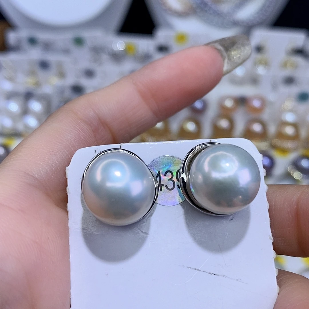 馨***宝未镶嵌耳饰淡水珍珠