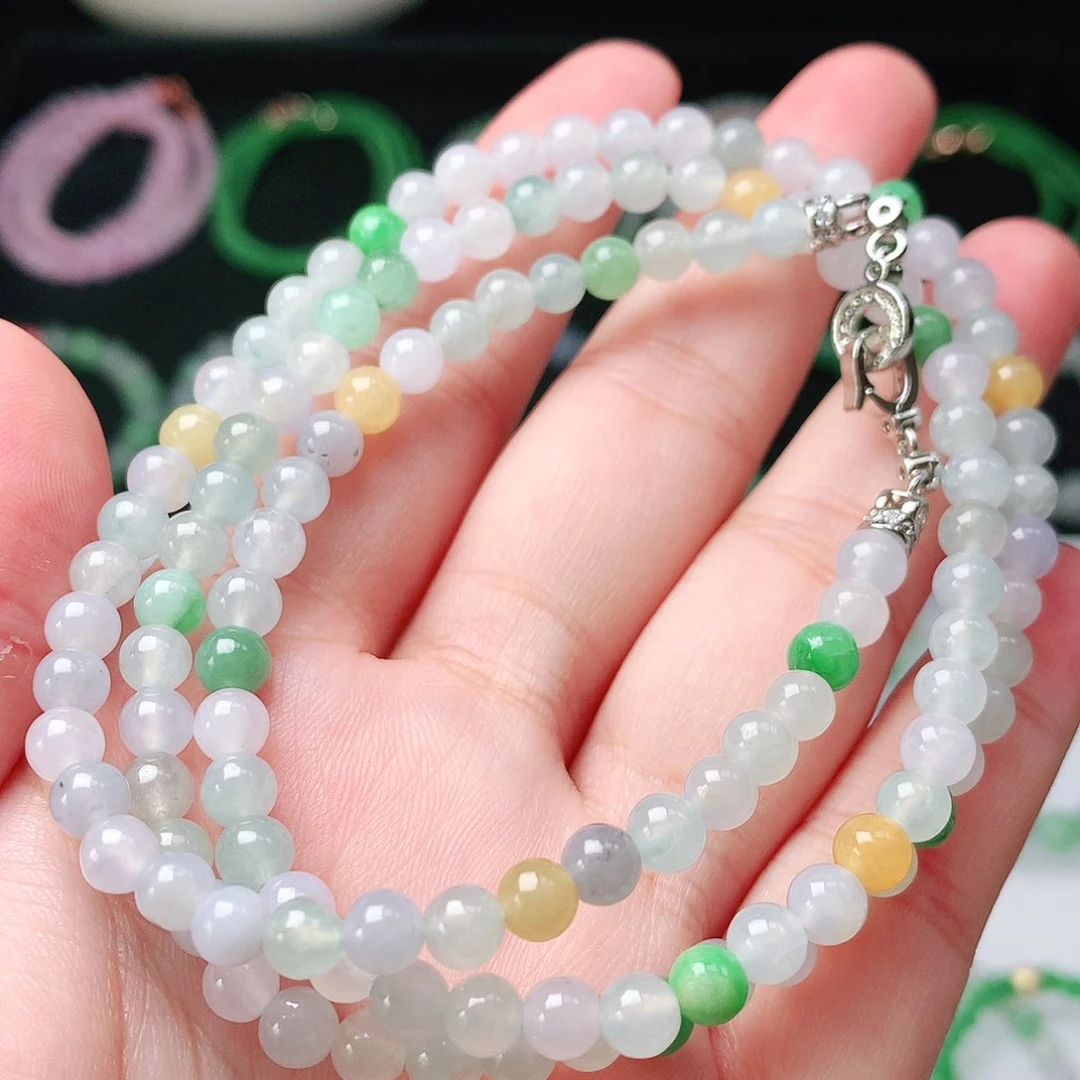 未镶嵌手链翡翠翡翠