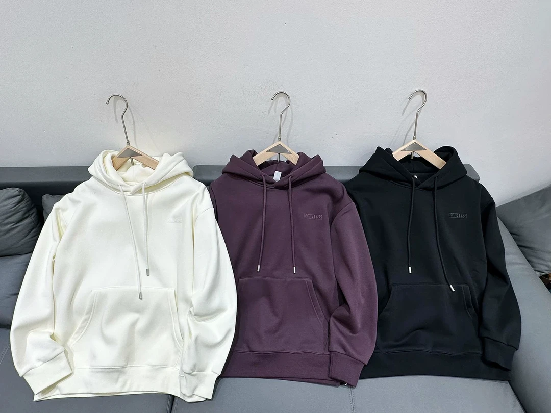 【鞋爱】58006男士加绒带帽卫衣百搭连帽