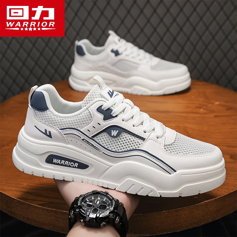 回力网面鞋2025新款夏季透气休闲百搭潮鞋青少年薄款网眼防滑白鞋