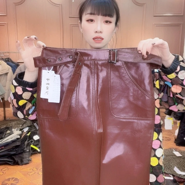 100……110斤皮长裙