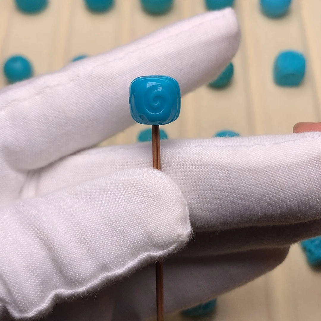 绿松石未镶嵌绿松石博古10.8