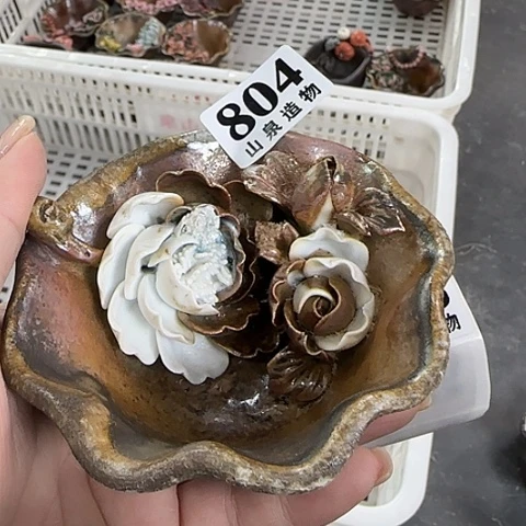 瓷片柴烧柴烧柴烧轻微窑渣804