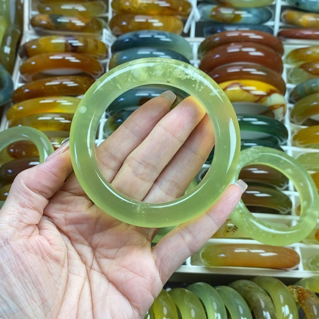 未镶嵌蛇纹石玉手镯南*
