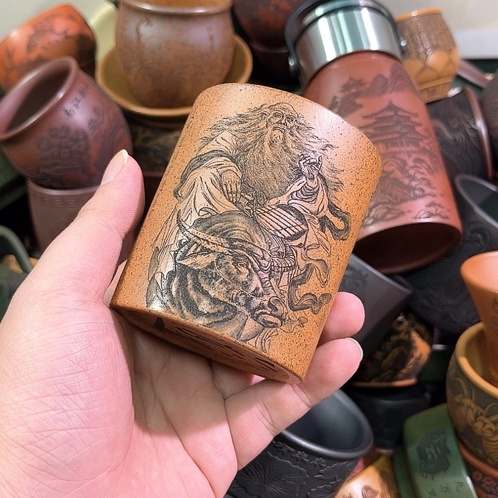 茶杯紫砂全手工紫砂主人杯