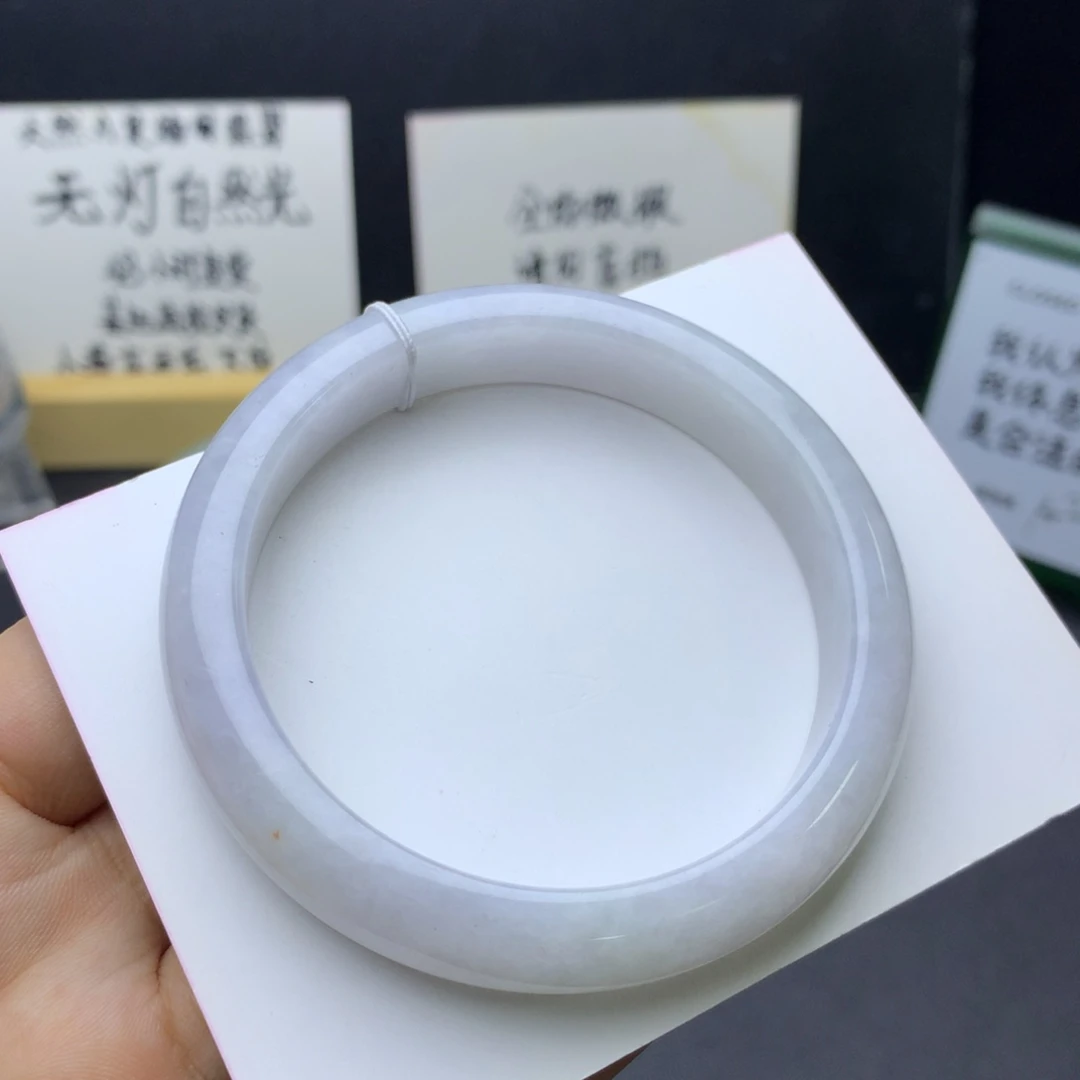 翡翠未镶嵌手镯68号56-12-8.3