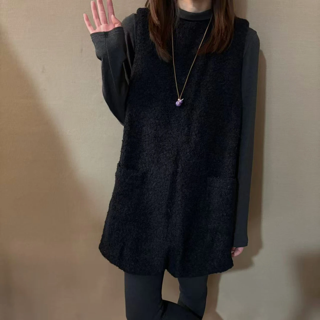 【灵光】背心公主羊毛小香裙