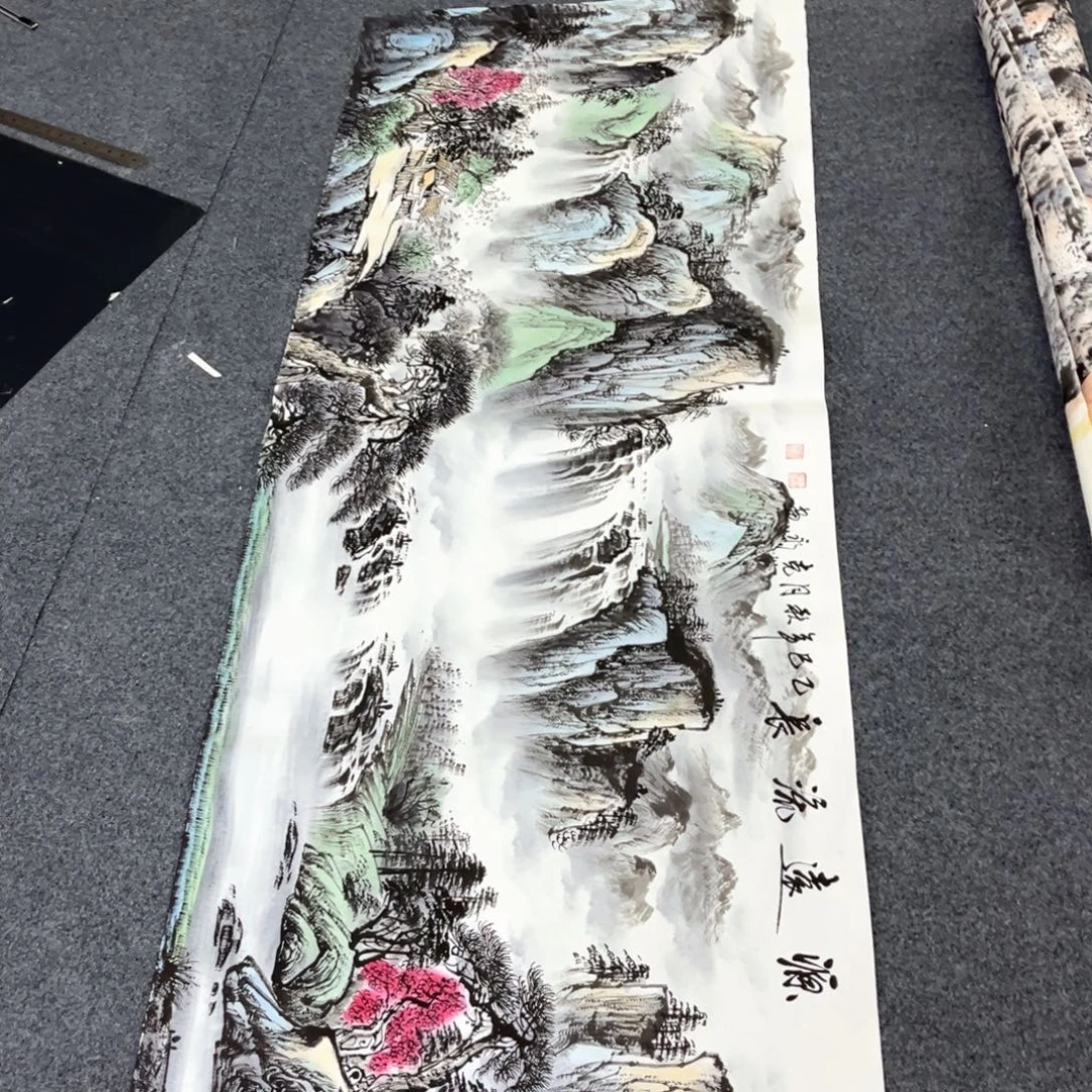 国画国画作品老师手绘