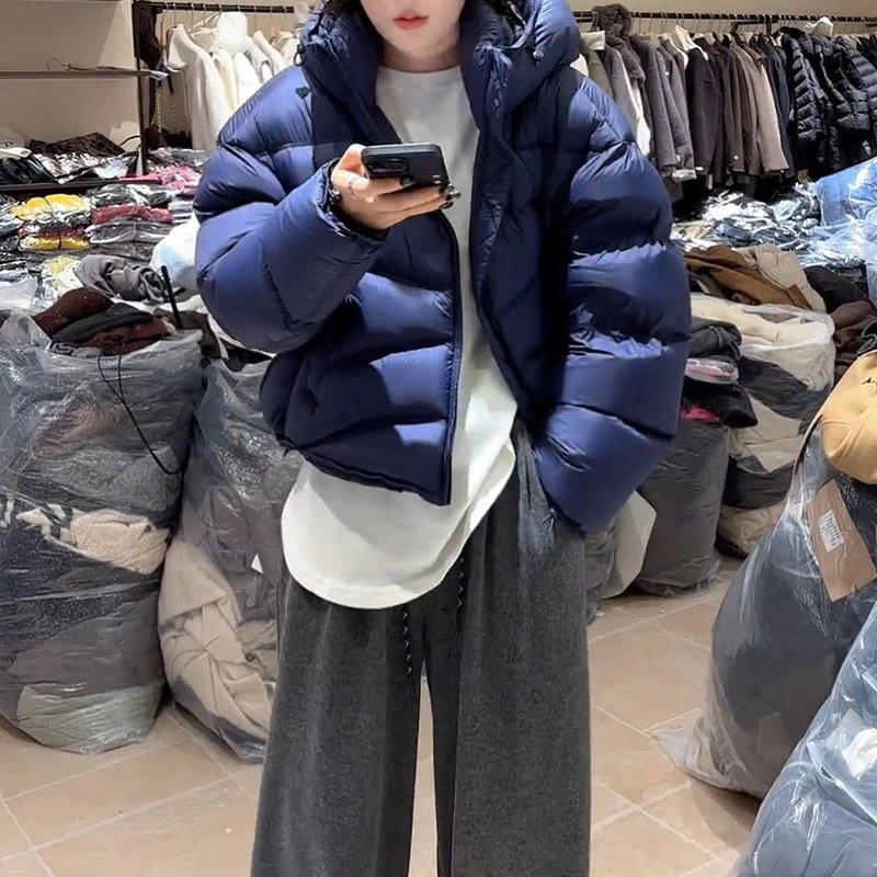 2025新款高级感气质百搭时髦外套简约洋气显瘦棉服女