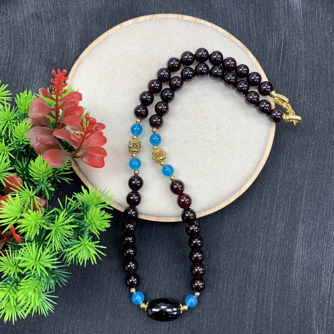 (福小满)TC14015福小满血离子黑金石妈妈链（多样性发其一)