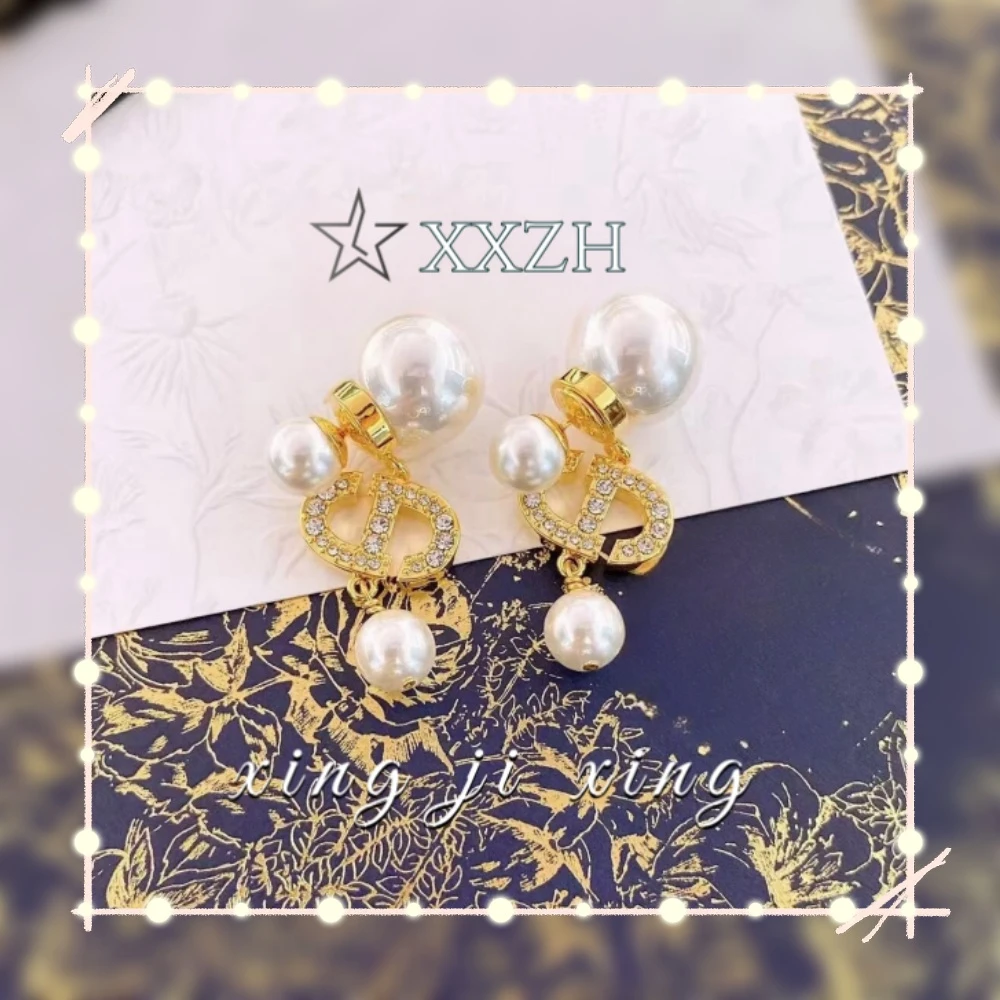 铜合金仿珍珠耳饰 时尚气质猪鼻子耳环韦雪同款