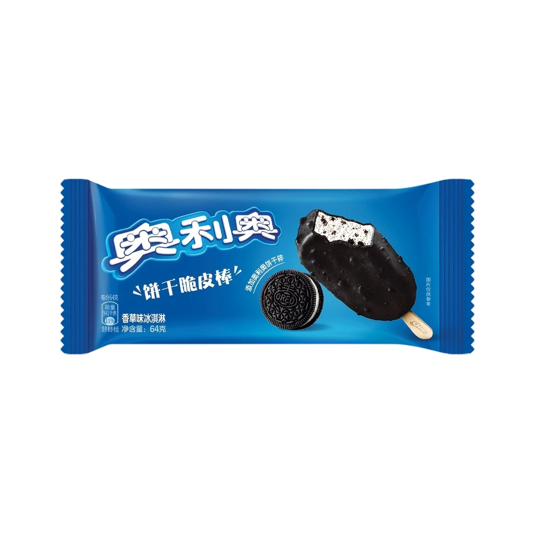 奥利奥饼干脆皮棒香草味冰淇淋(64克)雪糕同城送