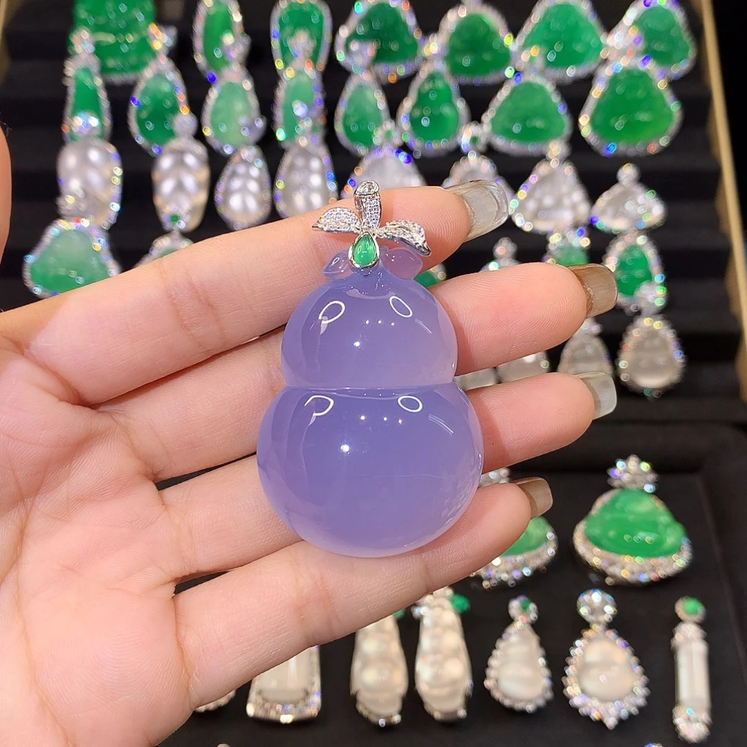 R***g玛瑙/玉髓银S925镶嵌颈饰