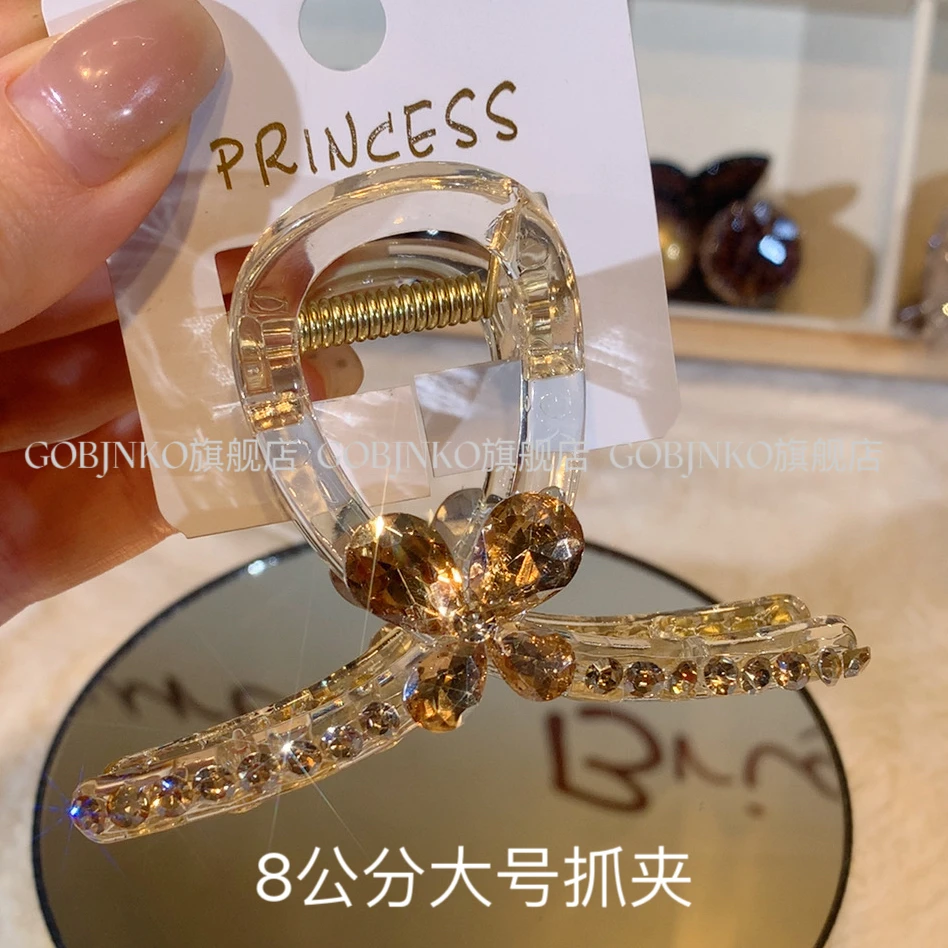 GOBJNKO韩版轻奢精致大抓夹8公分时尚法式简约抓夹优雅百搭